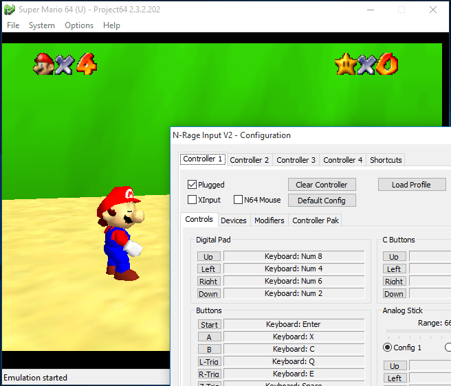 n64 emulator mac controller support